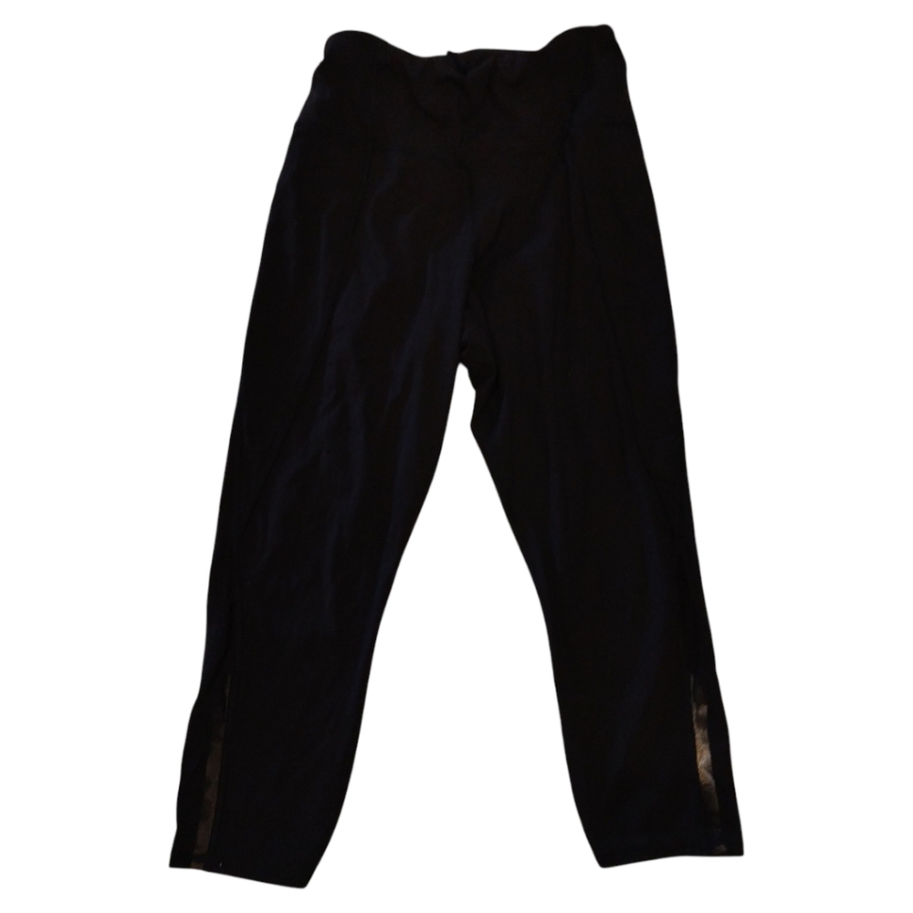 Athleta Black Lightning Capri Leggings